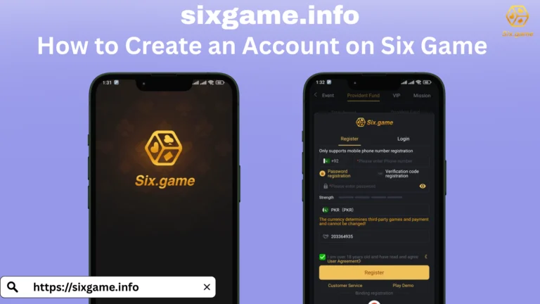 How to Create an Account on Six Game