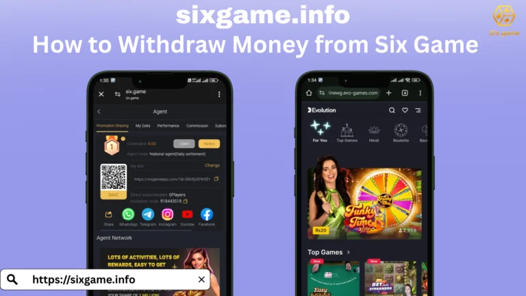 How to Withdraw Money from Six Game